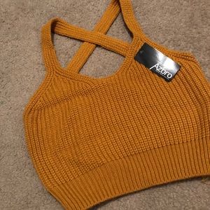 Crop sweater